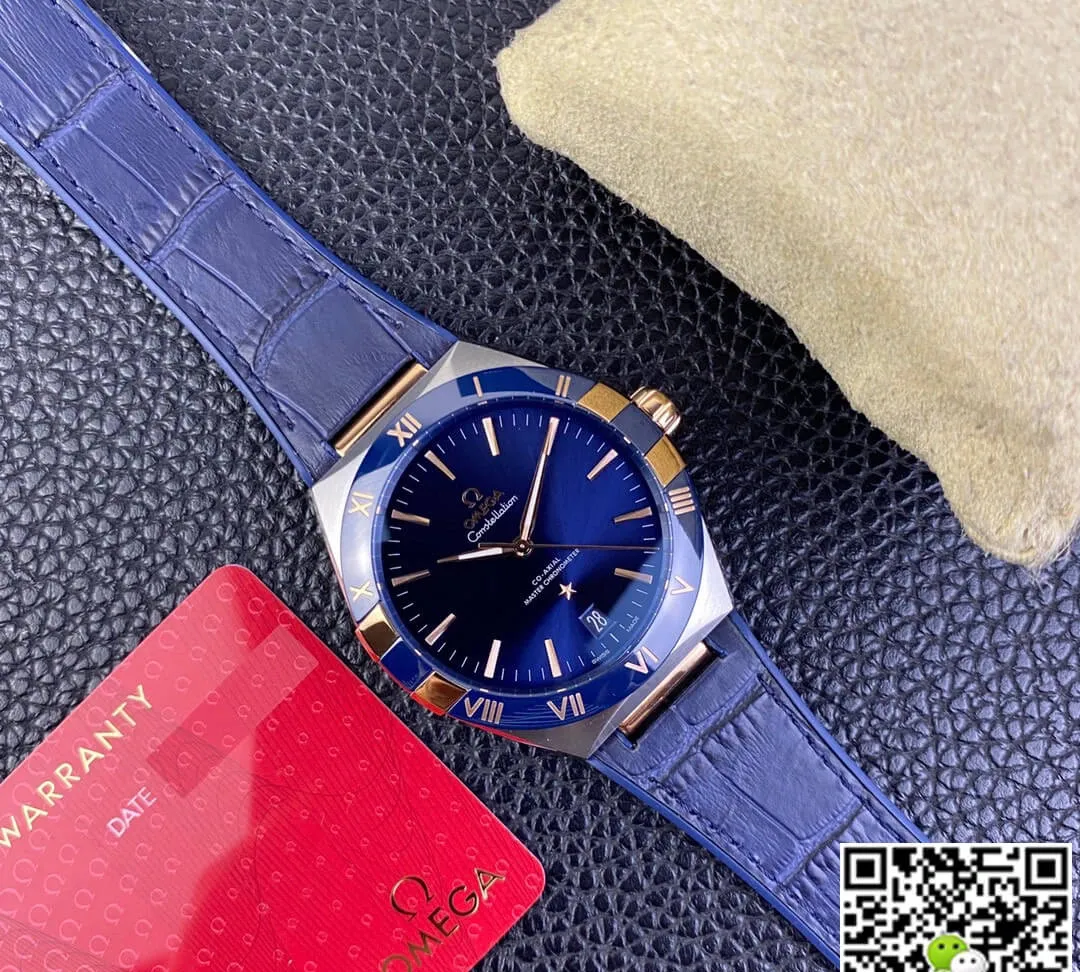 SBF Omega Constellation 131.23.41.21.03.001 VS Factory 1:1 Best Edition Replica Watch Blue Strap